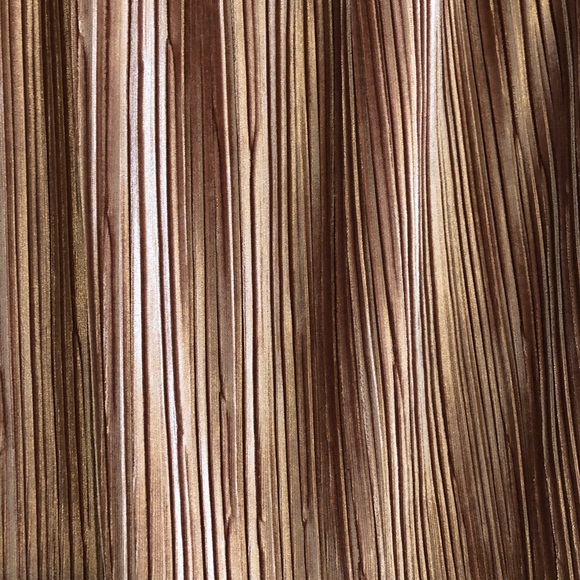 Velvety Pleated Blush/Copper Bo Bel Skirt - Picture 3 of 3